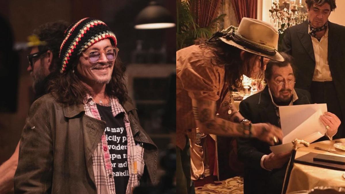 Johnny Depp directs Al Pacino in first-look images of ‘Modi’; film
